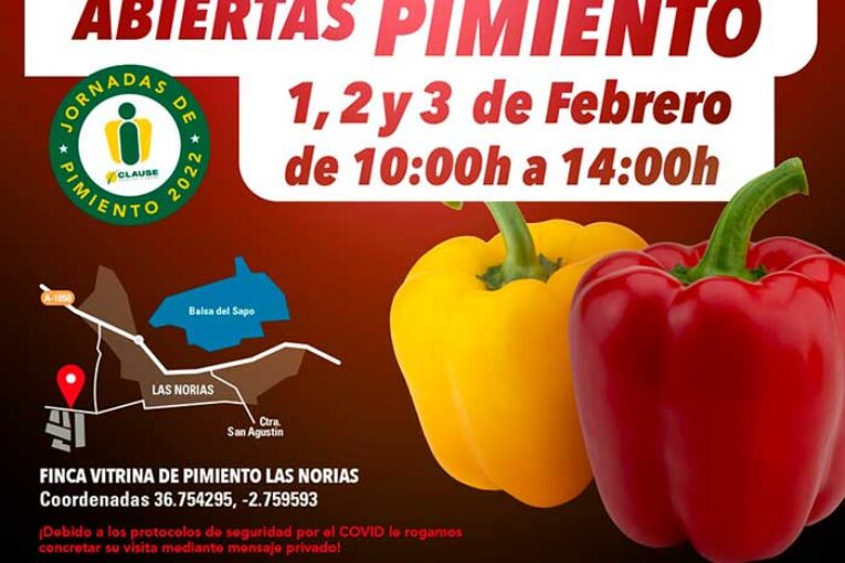 Del 1 al 3 de febrero. Jornadas de pimiento de HM.Clause