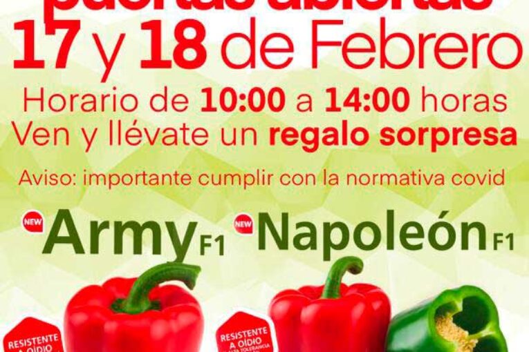Días 17 y 18 de febrero. Jornadas de pimiento de Argenta Seeds