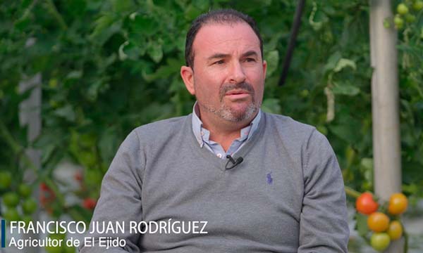 Francisco Juan Rodríguez, agricultor de El Ejido, cuenta su experiencia con el bioestimulante ecológico ProAct