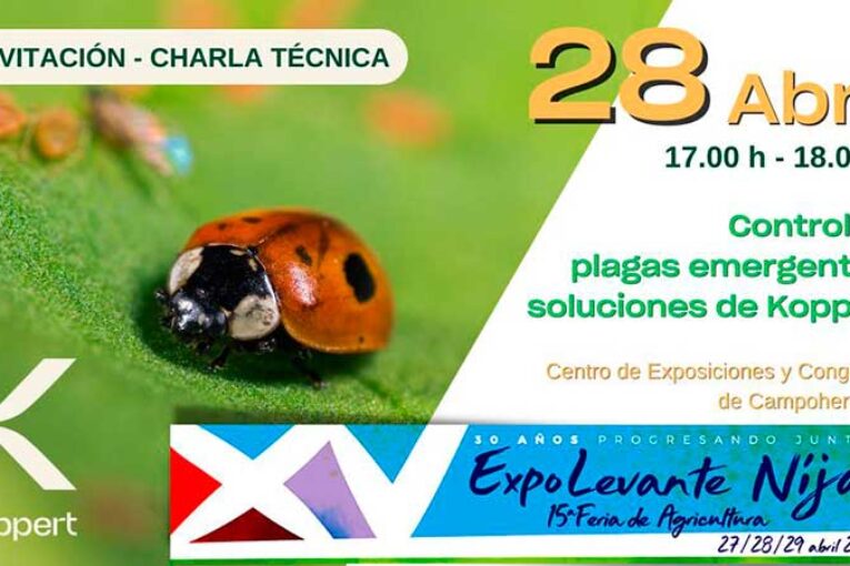 Día 28 de abril. Charla de Koppert sobre plagas emergentes