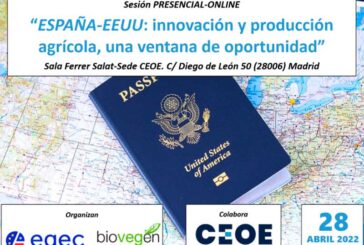 Día 28 de abril. España-EEUU: innovación y producción agrícola