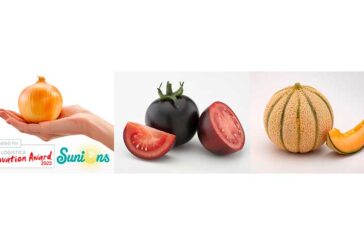 Tomate RedNoir, cebolla Sunions, melón Sunup y Galkia de BASF en Berlín