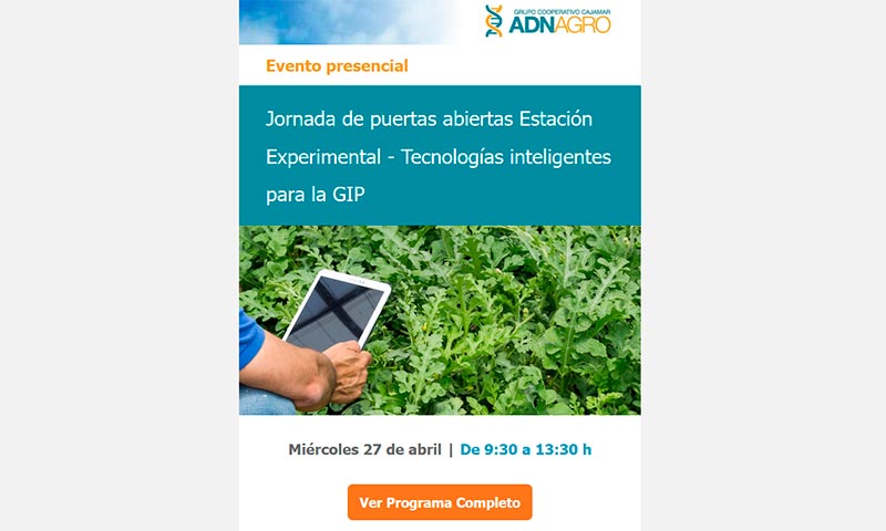 Día 27 de abril. Tecnologías inteligentes para la GIP