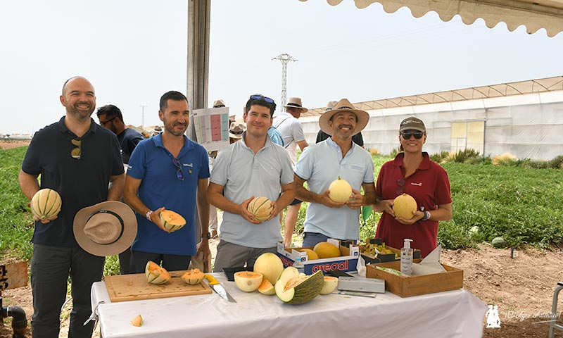 Equipo de melón de BASF en Murcia / agroautentico.com