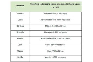 Andalucía pone en producción 35.700 hectáreas de tierras en barbecho