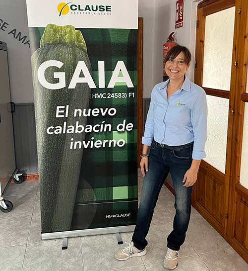 Beatriz Palmero, calabacín Gaia / agroautentico.com