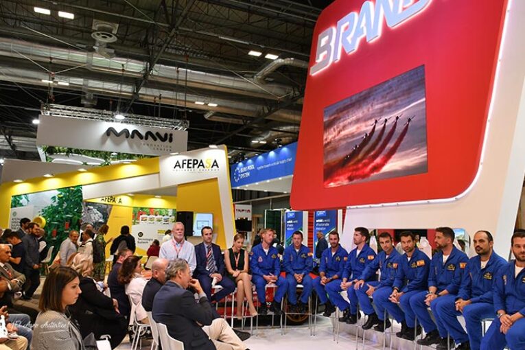 Brandt y la Patrulla Águila renuevan en Fruit Attraction su alianza