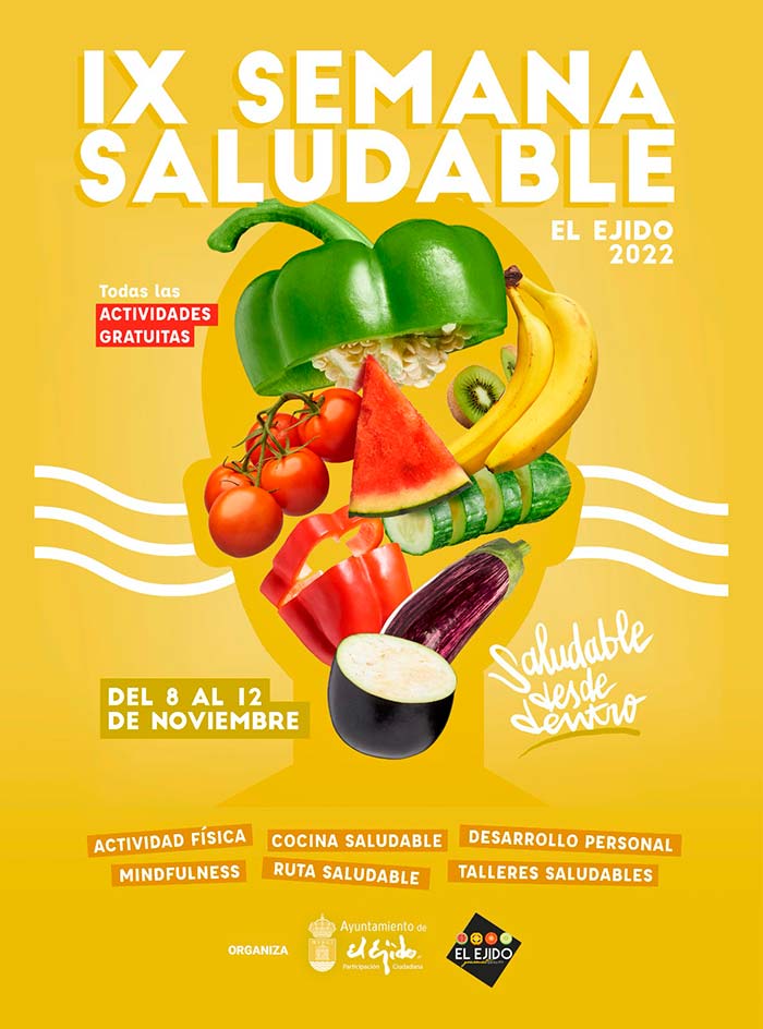 Del 8 al 12 de noviembre. IX Semana Saludable en El Ejido