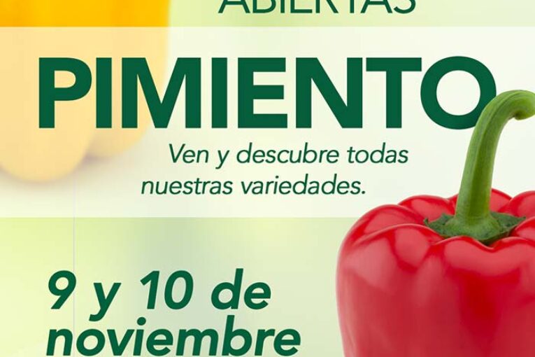 Días 9  y 10 de noviembre. Jornadas de pimiento de HM.Clause en Níjar