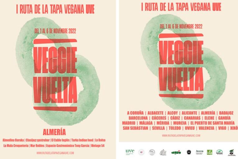 La UVE lanza Veggie Vuelta, primera ruta de la tapa vegana