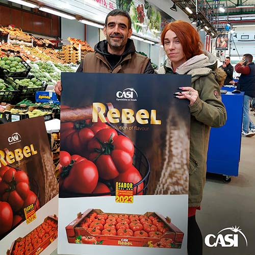 Tomate Rebel de CASI en los mercados mayoristas / agroautentico.com