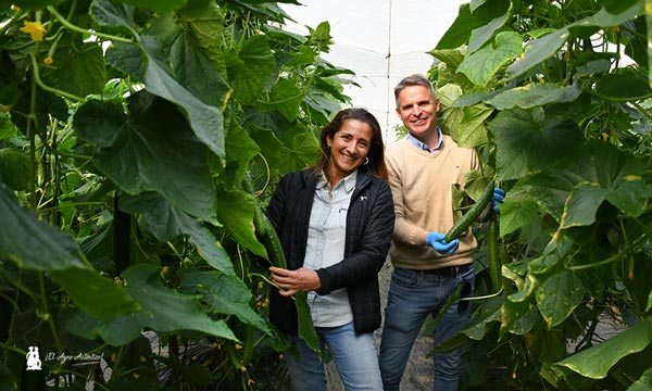 María José Marí, customer marketing, y Tom Lombaerts, crop marketing de Nunhems / agroautentico.com