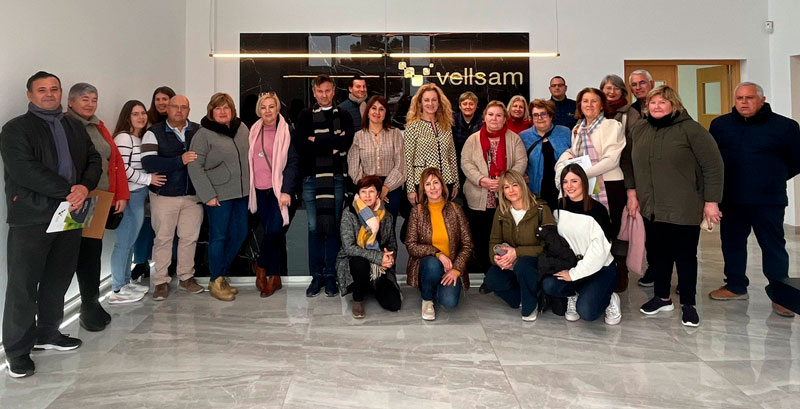 Vellsam abre sus puertas a la asociación GEA de mujeres agricultoras