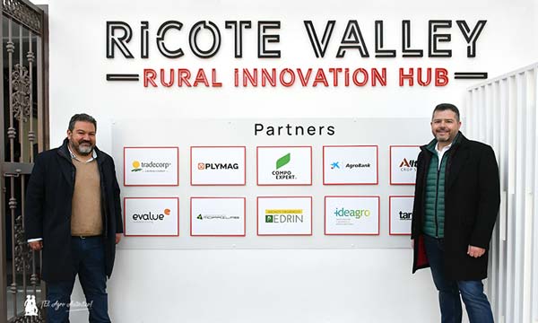 Antonio Santos y Arturo Soler, socios fundadores del Ricote Valley Hub / agroautentico.com