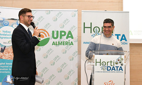 Alberto García con el profesor Francisco Molina / agroautentico.com