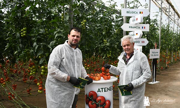 Francisco y Manuel, agricultores de CASI, con Ateneo / agroautentico.com