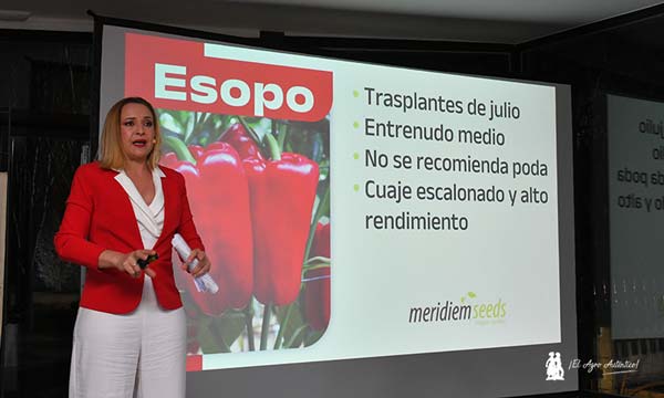 María Luisa García, responsable de desarrollo de Meridiem Seeds / agroautentico.com