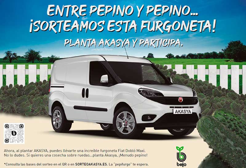 Bejo lanza la “Pepifurgo”, una promoción para dar a conocer su variedad de pepino AKASYA - noticias- agroautentico.com