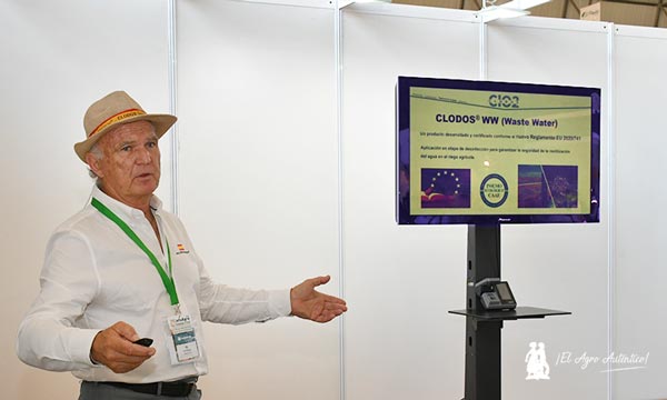 Manuel Muñoz, Clodos Technology, presenta alternativas al uso de cloro en la agricultura / agroautentico.com