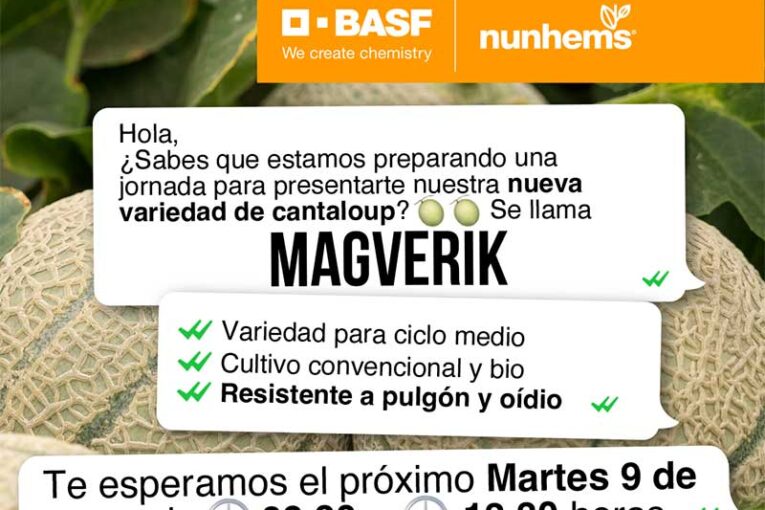 Día 9  de mayo. Jornada de melón cantaloup de Nunhems