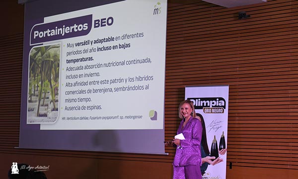 Mª Luisa García presenta el portainjertos BEO / agroautentico.com
