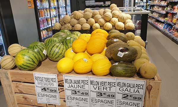 Melones y sandías españolas también están presentes en este mes de junio en los supermercados franceses / agroautentico.com
