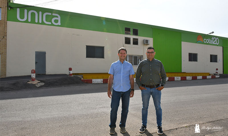 Juan Marín y Javier Pardo, presidente y gerente de la cooperativa murciana Cota 120 / agroautentico.com