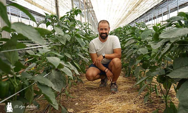 Paco González, joven agricultor de El Ejido / agroautentico.com