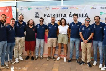 La Patrulla Águila sobrevuela el campo español con el patrocinio de Brandt
