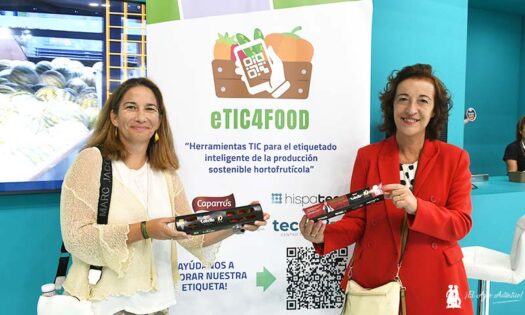 Alicia Cañadas, PITA, con Mabel Salinas, Grupo Caparrós / agroautentico.com