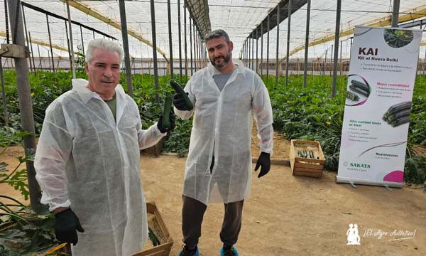 José Manuel Villostada y José Rodríguez, productores de Níjar / agroautentico.com 