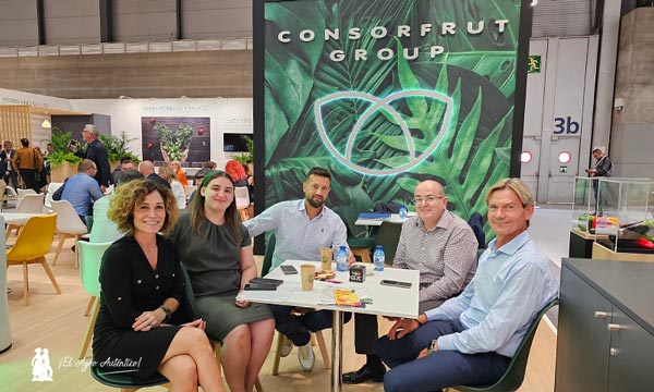 Comercialización hortofrutícola. Antonio Sánchez, presidente de Murgiverde en una reunión en Consorfrut / agroautentico.com