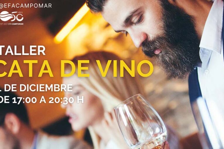 Día 1 de diciembre. Taller de cata de vino en EFA Campomar