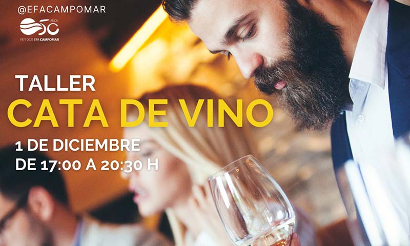 Día 1 de diciembre. Taller de cata de vino en EFA Campomar