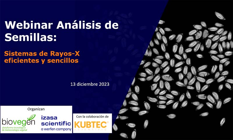 Día 13 de diciembre. Análisis de Semillas: Sistemas de Rayos-X eficientes y sencillos