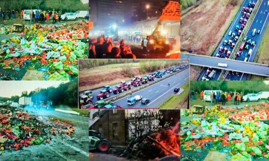 Protestas de agricultores en Francia / agroautentico.com