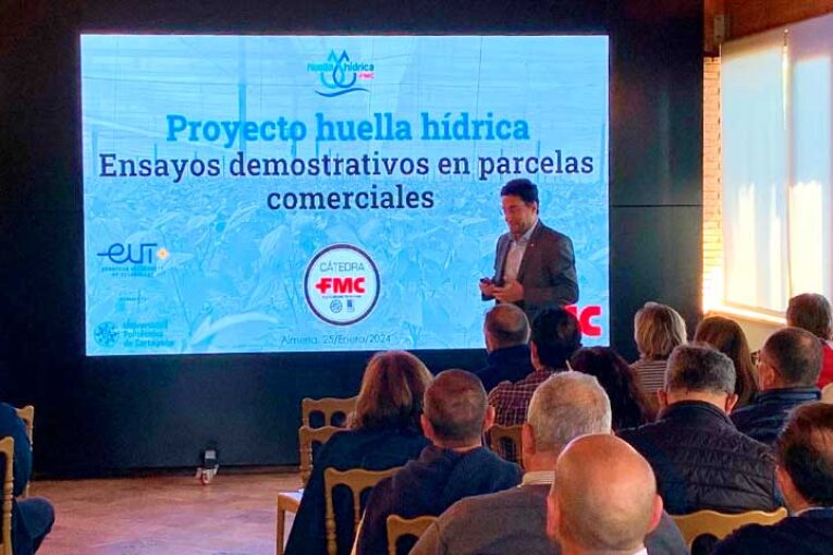 FMC lanza en Almería un nuevo bioestimulante que ahorra agua sin mermar producción ni calidad