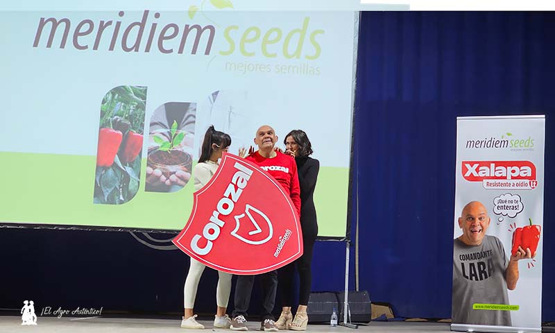 El comandate Lara y Antonia Triviño dan colorido a la Gala de los Pimientos de Meridiem Seeds