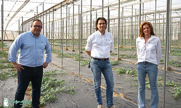 Equipo Certis Belchim: Víctor López, Leopoldo González y Ana Sicre / agroautentico.com