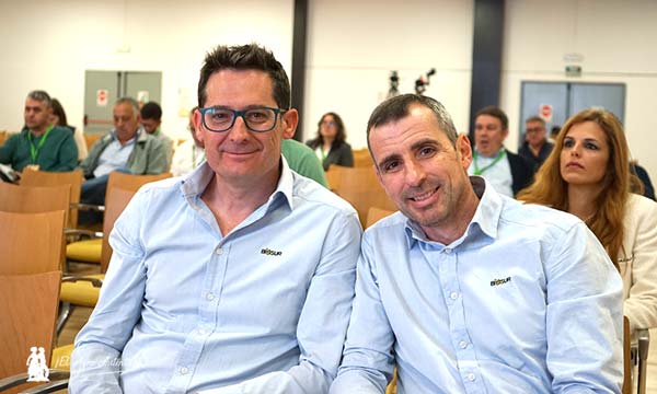 Alejandro Moreno y Víctor Molina. Biosur en Expolevante 2024. Ponencia sobre nematodos entomopatógenos / agroautentico.com