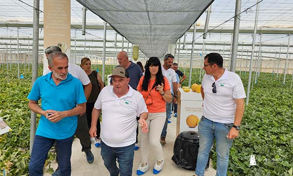 Agricultores y técnicos en Water & Melon Show de Fitó en El Ejido, Almería / agroautentico.com