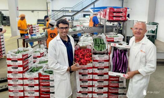 Rubén Valero, CEO de Naturinda, con Salvador Valero, socio fundador y comercial en Naturinda / agroautentico.com