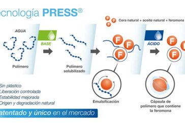 La microencapsulación de la feromona de Bayer prolonga su efecto frente a Tuta