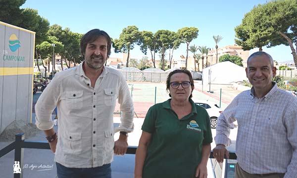 Juanjo Rodríguez, María Garrido y José María Molina de EFA Campomar / agroautentico.com