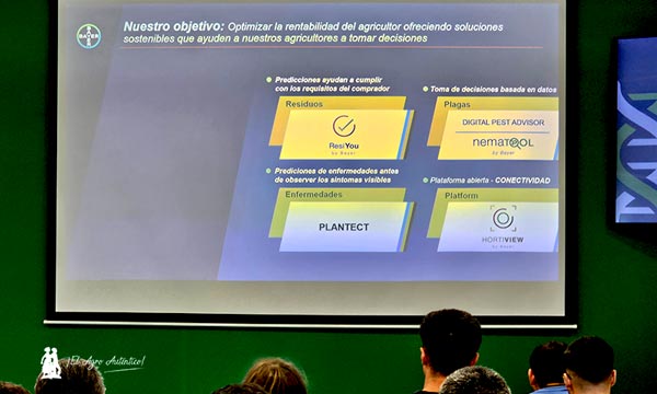 Las herramientas digitales de Bayer se presentan en la Estación Experimental de Las Palmerillas / agroautentico.com