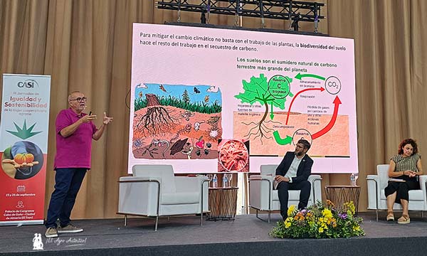 José Luis Guzmán, Universidad de Almería. Los suelos agrícolas como sumideros de carbono / agroautentico.com