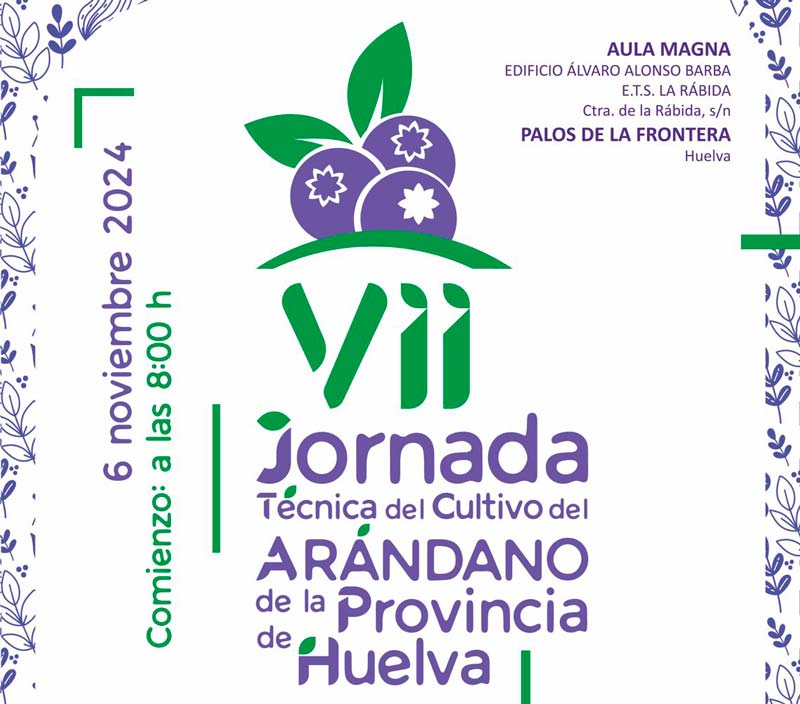 Día 6 de noviembre. VII Jornada del Arándano de Huelva