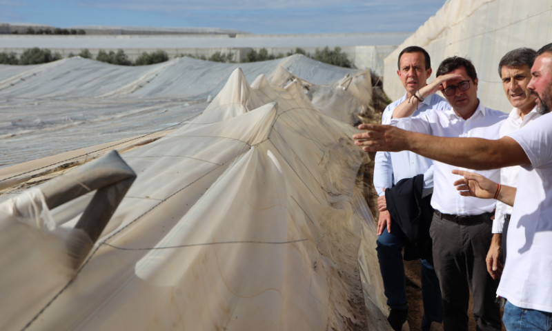 Se elevan a 5.000 las hectáreas afectadas por la DANA en El Ejido