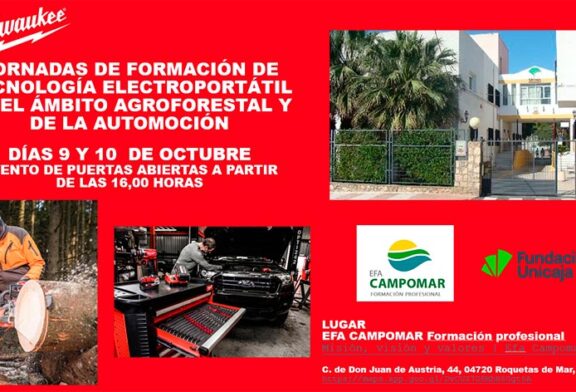 Días 9 y 10 de octubre. Jornadas de formación sobre tecnología electroportátil