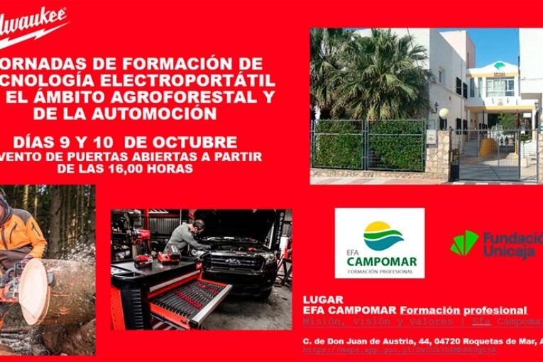 Días 9 y 10 de octubre. Jornadas de formación sobre tecnología electroportátil